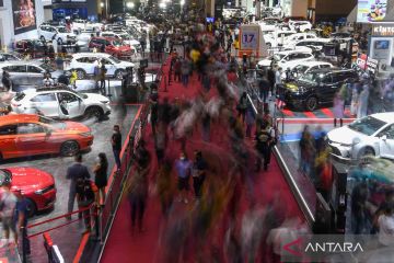 Menjelang berakhirnya pameran mobil IIMS Hybrid 2022 di JIExpo Kemayoran