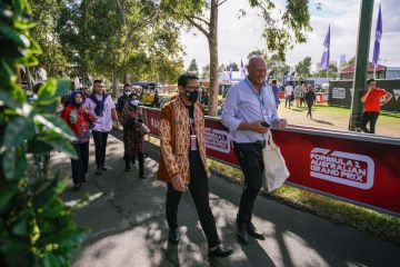 Sandi pelajari tata kelola area penggemar saat nonton F1 di Australia