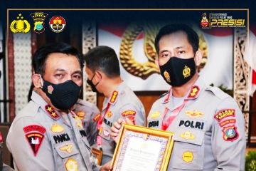 Polres Samosir dapat penghargaan atas prestasi pemberitaan