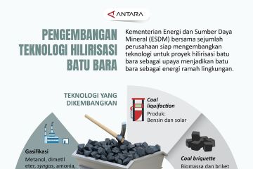 Pengembangan teknologi hilirisasi batu bara