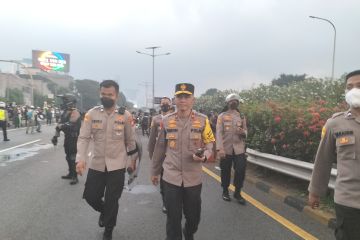 Wakapolda perintahkan personel buka jalur tol depan gedung DPR RI