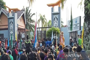 Demo mahasiswa di Samarinda berjalan kondusif