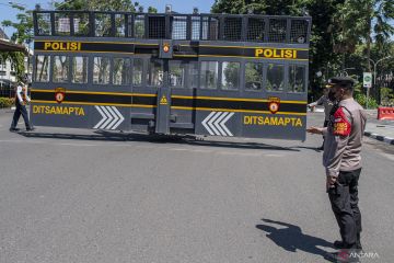 PENGAMANAN UNJUK RASA BEM SE SUMATERA SELATAN