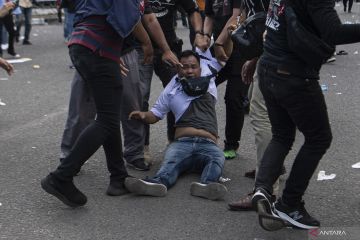 Unjuk Rasa Mahasiswa di Palembang