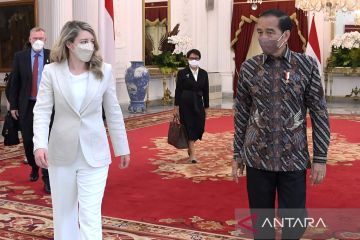 Presiden Jokowi terima kunjungan Menlu Kanada