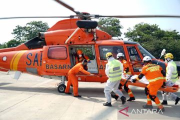 Kemarin Basarnas siagakan lima helikopter di jalur mudik