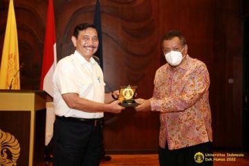 Luhut berbicara penanganan pandemi dan pembentukan karakter di UI