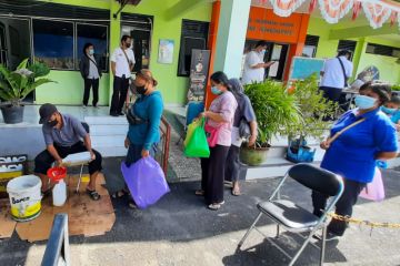 OP minyak goreng curah berlanjut di berbagai kecamatan Kota Yogyakarta