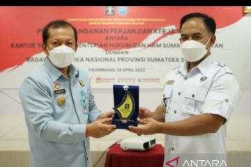 Kemenkumham Sumsel menggandeng BNN wujudkan lapas bersih narkoba