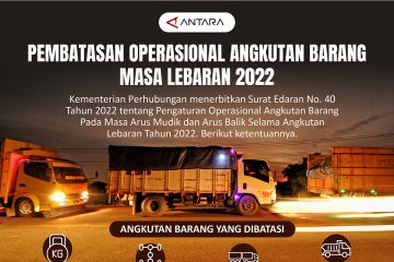 Pembatasan operasional angkutan barang masa Lebaran 2022