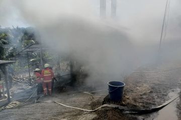 Pabrik penyulingan cengkih di Tulungagung terbakar, ditangani damkar