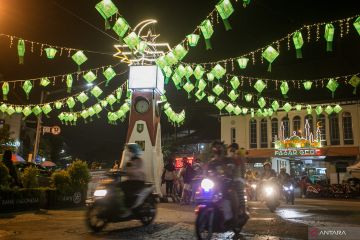 Lampion Ramadhan di Pasar Gede Solo