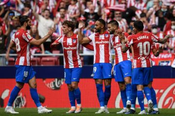 Carrasco bawa 10 pemain Atletico taklukkan Espanyol 2-1