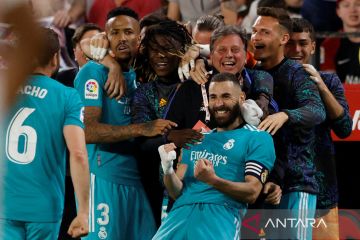 Liga Spanyol: Benzema penentu kemenangan Real Madrid atas Sevilla