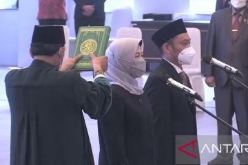 Ketua MA pandu pengucapan sumpah dua anggota BPK RI 2022-2027