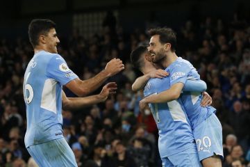 City kembali puncaki klasemen setelah taklukkan Brighton 3-0