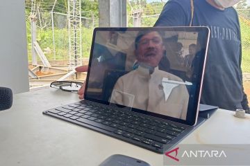 Saat wartawan video call dengan Menkominfo dari wilayah 3T Papua