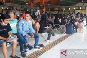 Arus mudik di Terminal Kampung Rambutan didominasi tujuan Sumatera