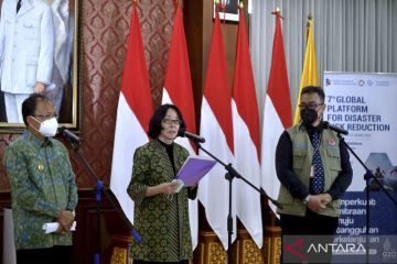 Konferensi pers jelang Global Platform for Disaster Risk Reduction