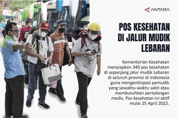 Pos kesehatan di jalur mudik Lebaran