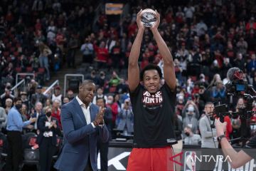 Scottie Barnes sabet penghargaan ROTY NBA 2021-22