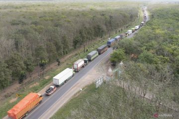 Jalintim Palembang-Jambi Macet