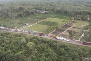 Jalintim Palembang-Jambi Macet