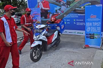 Layanan pengantaran BBM di jalur mudik