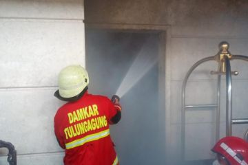 Ruang Sauna Hotel Crown Victoria Tulungagung terbakar