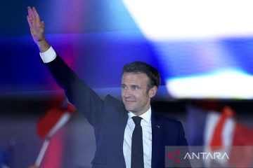 Macron serukan gencatan senjata di tengah perang Israel-Hamas