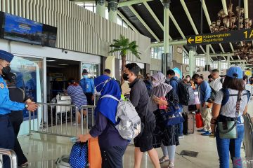 Pemudik Lebaran di Bandara Soetta masih terpantau ramai