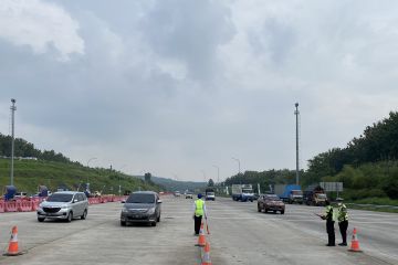 H-5 Lebaran, Tol Kalikangkung belum dipadati pemudik