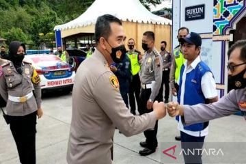 Polres Batang batasi waktu pemudik rehat di area istirahat