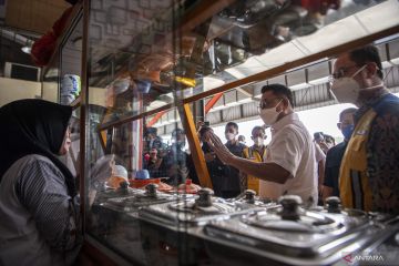 KSP Moeldoko Tinjau Arus Mudik Tol Bakauheni-Palembang