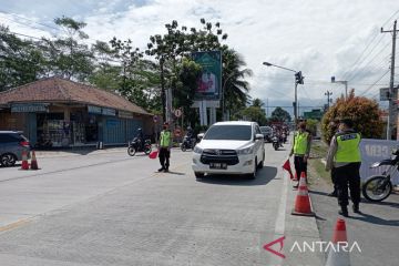 Arus mudik di Ajibarang Banyumas masih landai