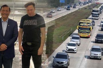 Kemarin, Luhut bertemu Elon Musk hingga imbauan mudik lebih awal