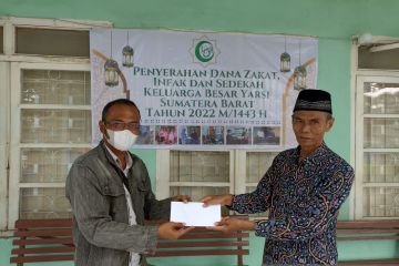 Yarsi Sumbar salurkan zakat dan infak Rp1,8 miliar