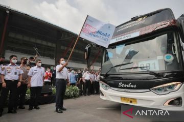 Dishub DKI tegaskan tak fasilitasi kaus "Anies Presiden" saat mudik