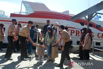 Peningkatan mudik kapal penyeberangan