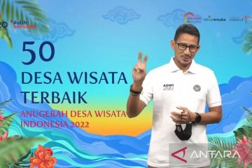 Sandiaga bakal berkunjung ke 50 desa wisata yang lolos ajang ADWI 2022