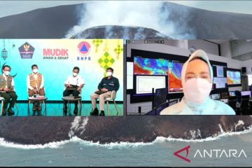BMKG: Potensi tsunami dari erupsi Gunung Anak Krakatau menurun