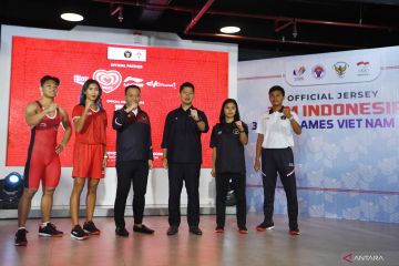 Peluncuran jersey tim Indonesia Sea Games 2021