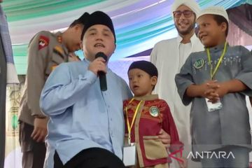 Erick Thohir santuni 500 anak yatim se-Bangka Belitung