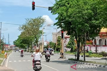 Arus mudik di Kabupaten Penajam Paser Utara terpantau masih lengang