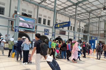 Stasiun Pasar Senen berangkatkan 18,6 ribu pemudik pada Jumat