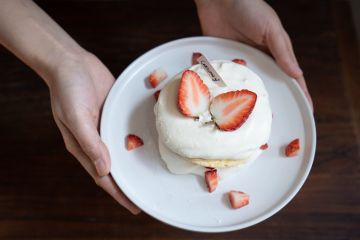 Menu Lebaran - Strawberry shortcake