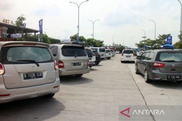 Arus mudik tol jalur Semarang-Solo di Boyolali padat lancar