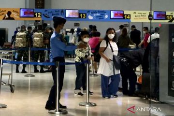 Penumpang di "check in counter" Soetta dibatasi cegah penumpukan