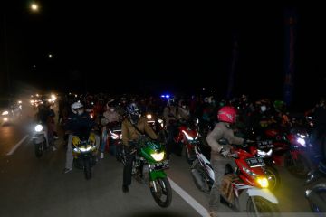 PENGAWALAN PEMUDIK BERSEPEDA MOTOR DI LAMPUNG