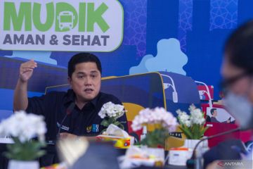 Erick Thohir sarankan tiga hal untuk atasi kepadatan arus mudik di tol